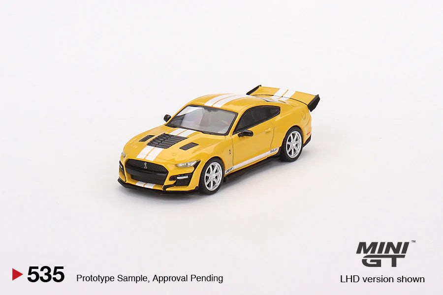 #535 Shelby GT500 Dragon Snake Concept Yellow Model Car MINI GT