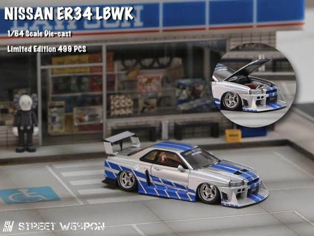 Skyline r-34 Fast and Furious STREET WARRIOR