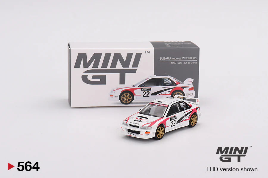 #564 - Subaru Impreza WRC98 #22 MINI GT