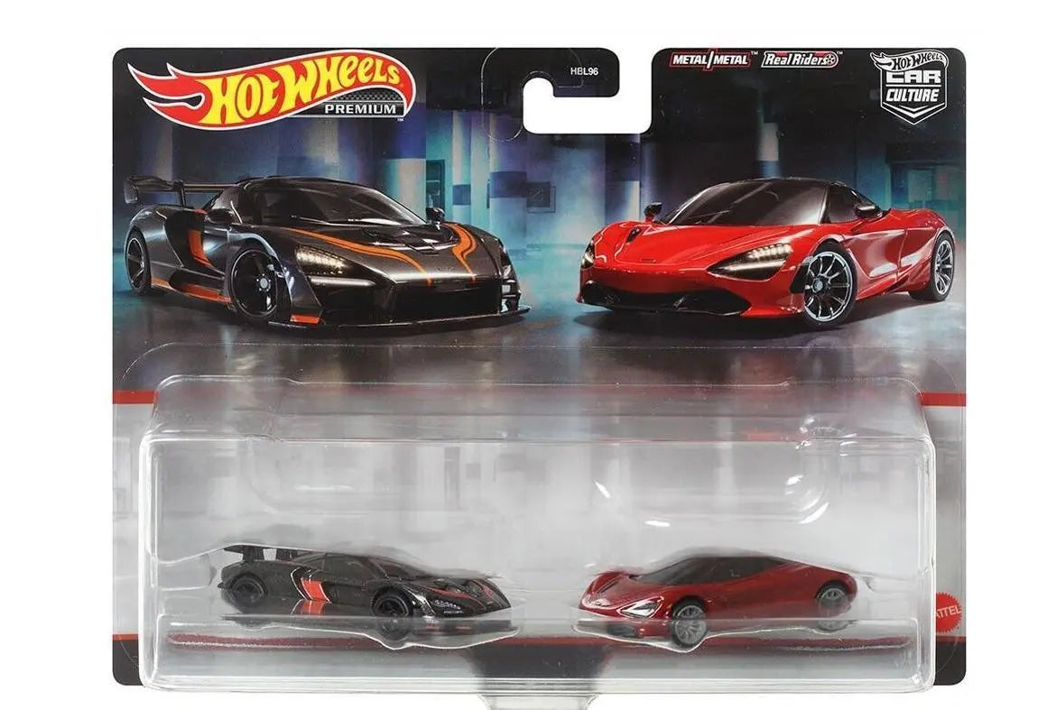 McLaren Senna McLaren 720S Pack 2 HOT WHEELS PREMIUM