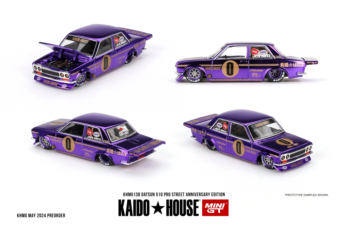 *KHMGT138  Datsun 510 Pro Street Anniversary Violeta