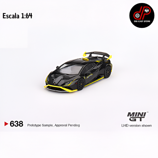 MGT00638 Lamborghini Huracán STO Nero NoctisMINI GT