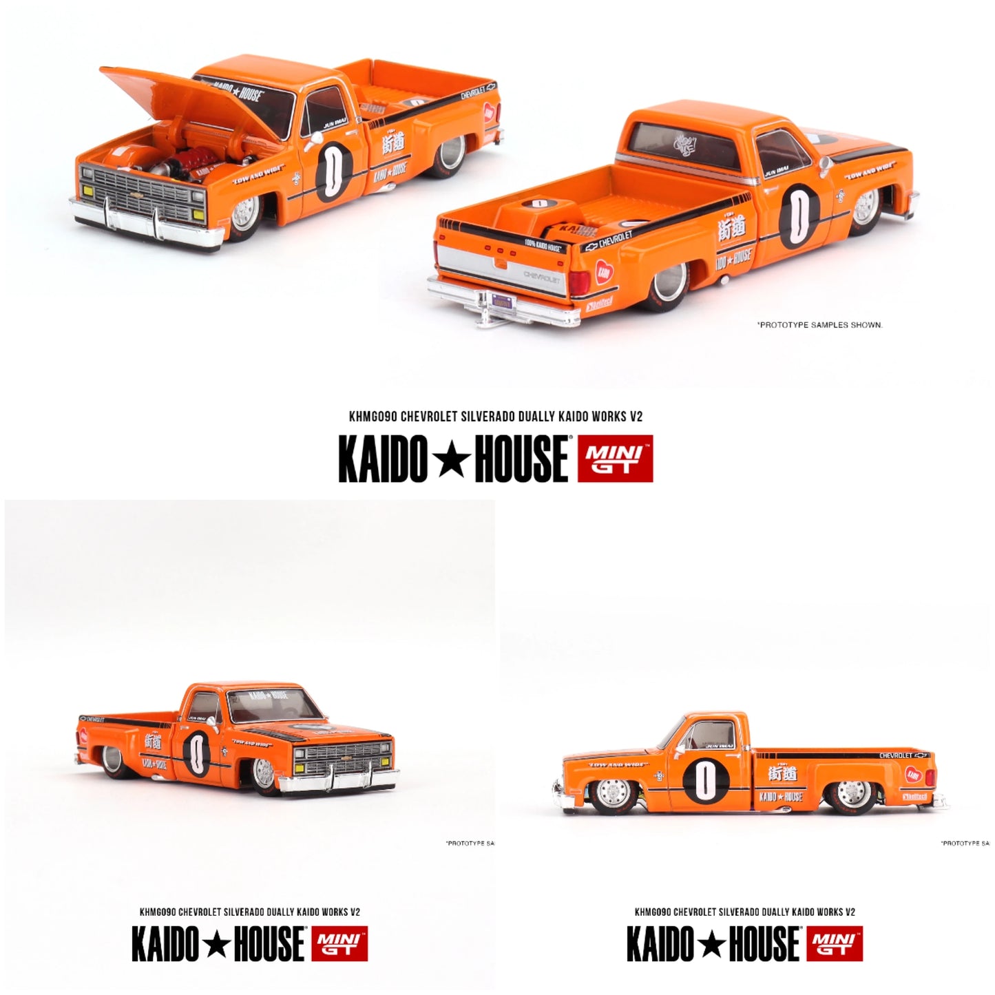 Kaido House X MINI GT 090 Chevrolet Silverado MINIGT