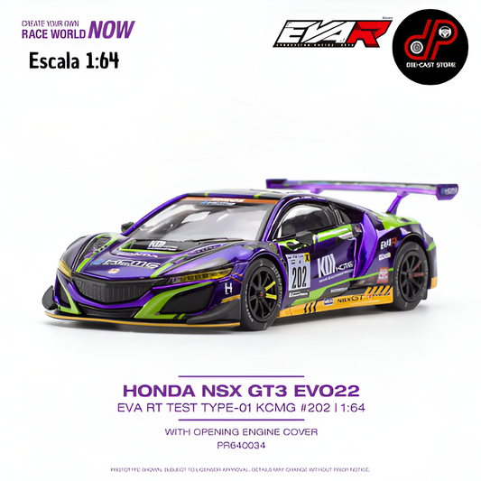 Pop Race 1/64 EVA RT TEST TYPE-01 NSX GT3 – Sky High Garage POP RACE