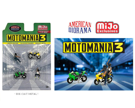 1/64 Figures Set - Motomania 3 MIJO EXCLUSIVES