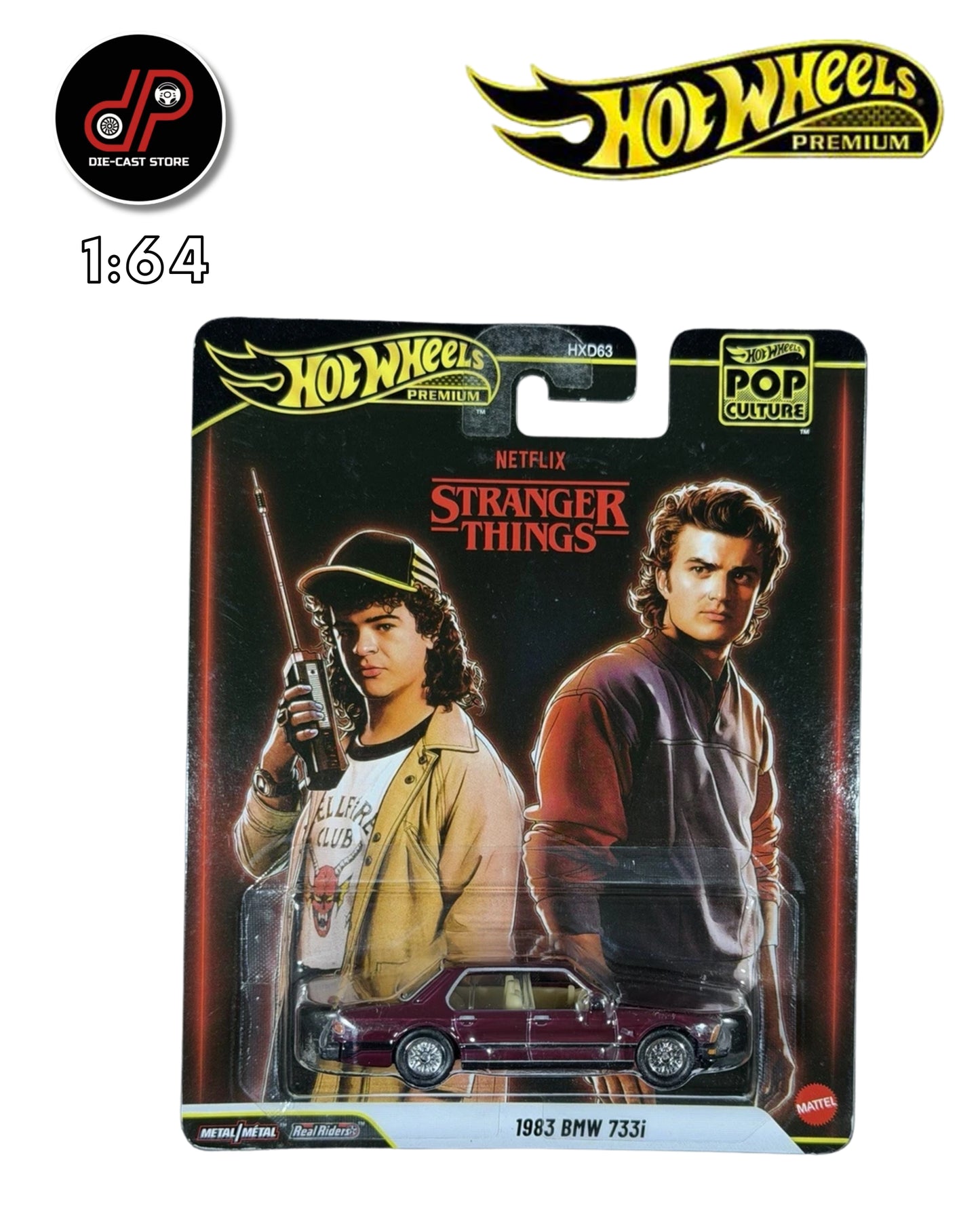 HOT WHEELS PREMIUM POP CULTURE 2025 1983 BMW 733I STRANGER THINGS