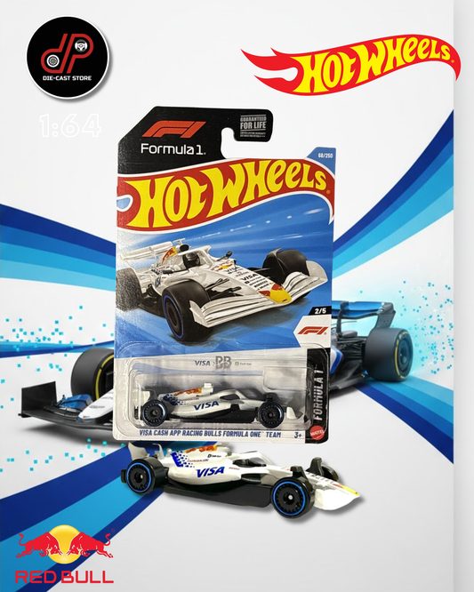 HOT WHEELS MAINLINE VISA CASH APP ORACLE RED BULL WHITE