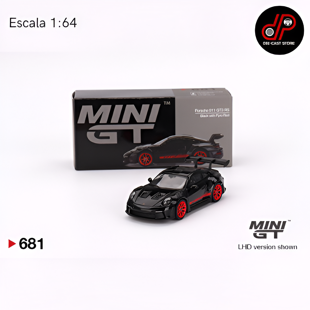 MGT00681 Porsche 911 (992) GT3 RS Black with Pyro Red