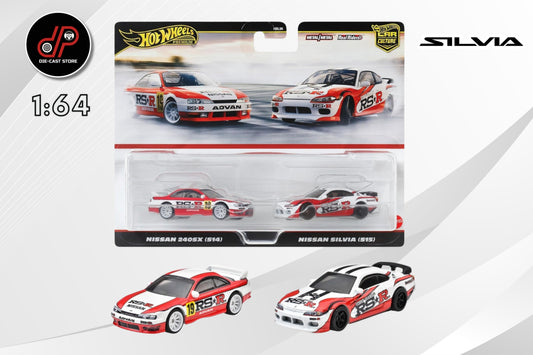 Hot Wheels Premium - Duo Pack - Nissan Silvia S14 and S15