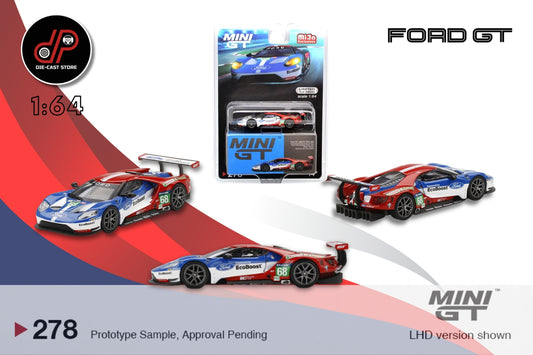 MGT00278 - FORD GT LMGTE PRO #68 2016 LE MANS WINNER MINI GT