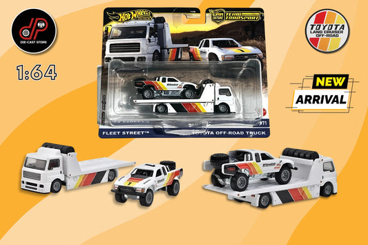 Hot Wheels Premium - Duo Pack - Team Transport #71 Toyota Off-Road Truck