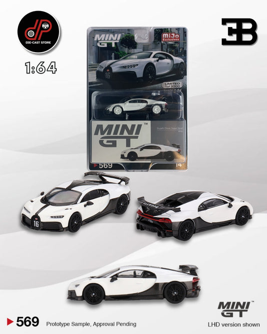 MGT00569 BUGATTI CHIRON PUR SPORT WHITE