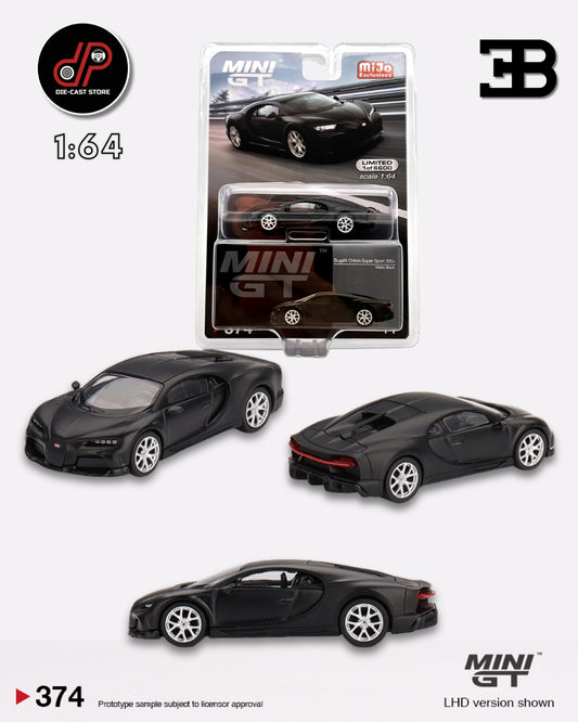MGT00374 Bugatti Chiron Super Sport 300+ Matte Black