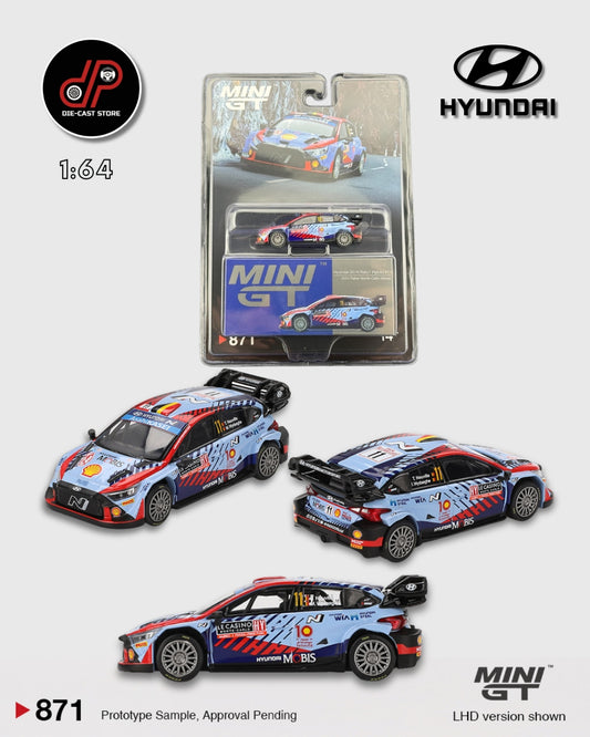 MGT00871 HYUNDAI I20 N RALLY1 HYBRID #11 2024 RALLYE MONTE-CARLO WINNER
