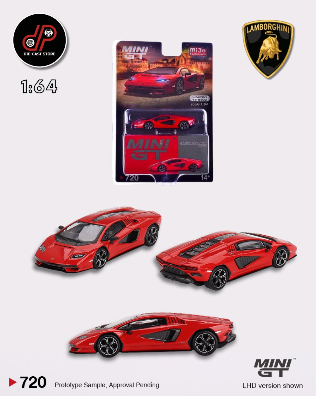 MGT00720 Lamborghini Countach LPI 800-4 - #720
