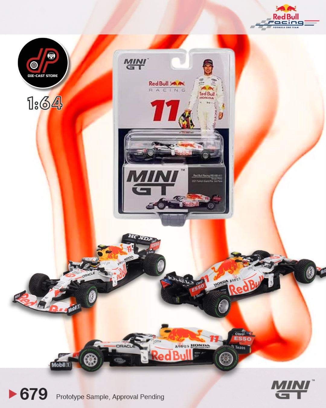 MGT00679 Red Bull RB16B #11 Sergio Pérez 2021 Turkish Grand Prix 3rd Place