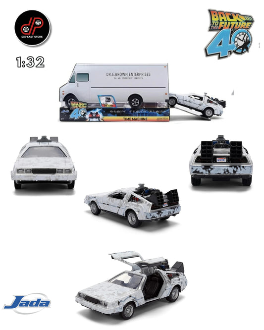 JADA 1:32 BACK TO THE FUTURE: DELOREAN 40TH ANNIVERSARY LIMITED EDITION