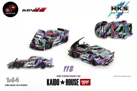 Kaido GT Nissan Fairlady Z HKS V1 KHMG118