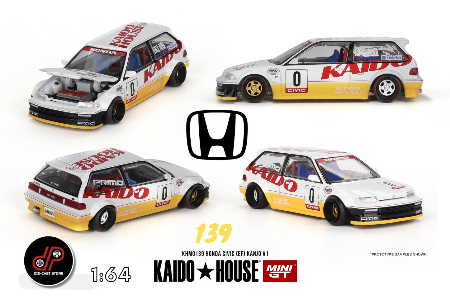 Kaido GT Honda Civic (EF) Kanjo V1 KHMG139