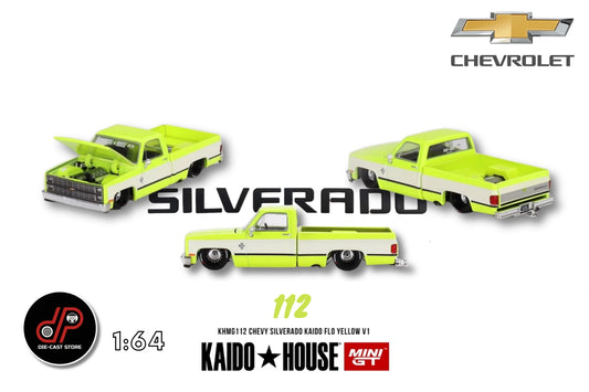 Kaido House x Mini GT Chevrolet Silverado FLO RHD #112