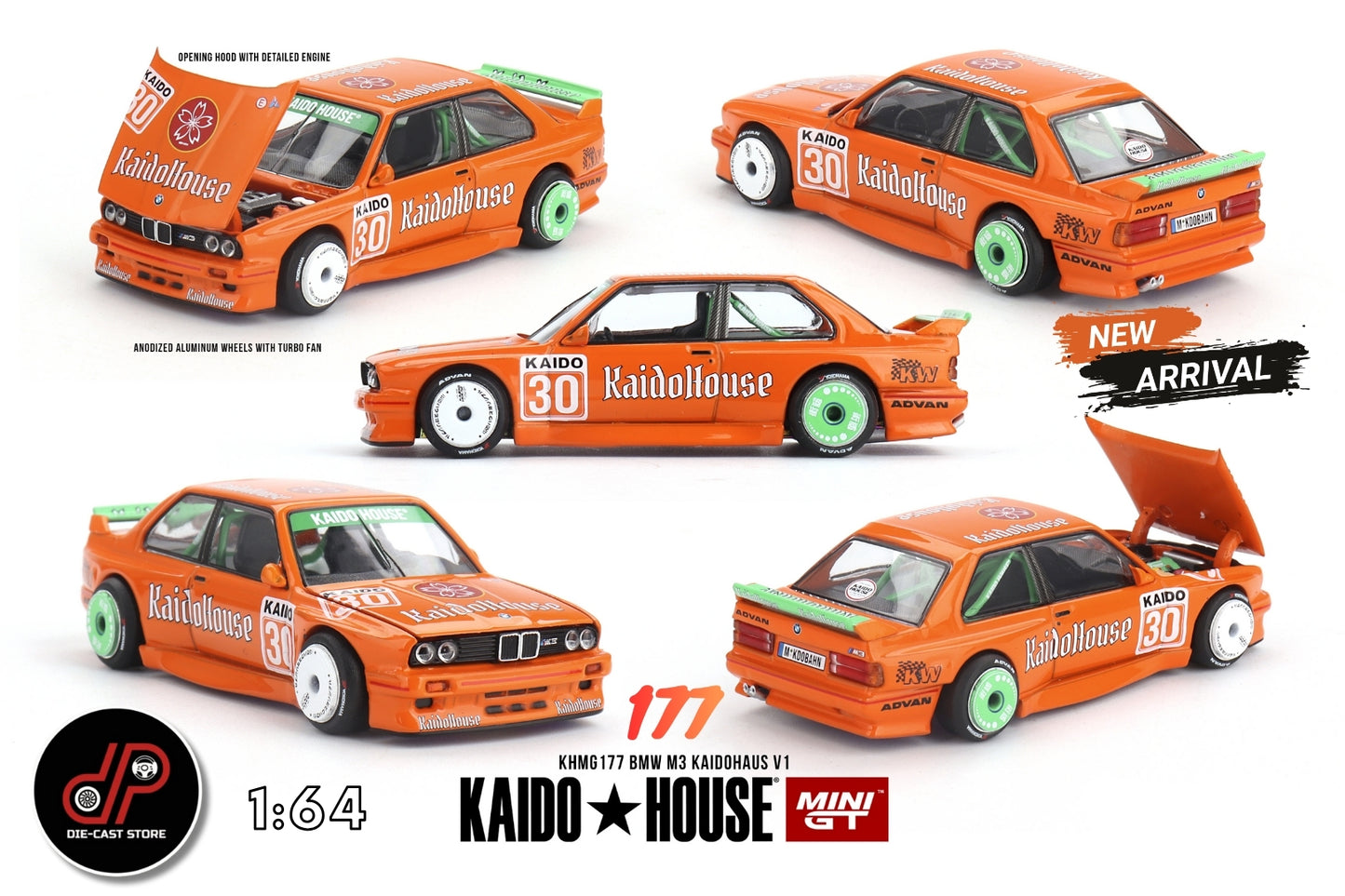 KHMG177 BMW M3 KAIDOHAUS V1 ORANGE