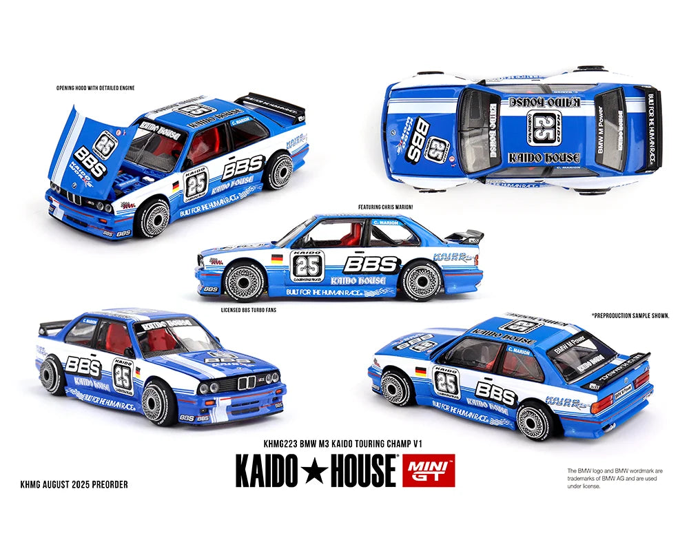 *KHMG 223 BMW M3 E30 Kaido Touring Champ V1 BBS