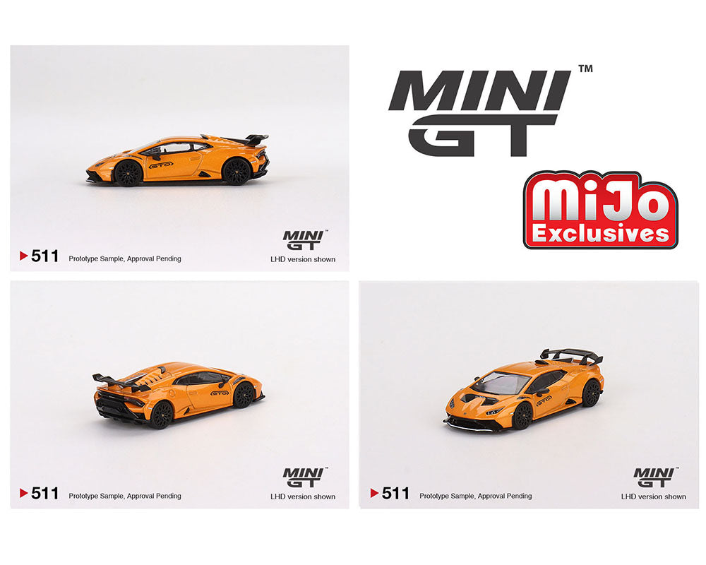 #511 Lamborghini Huracan STO Arancio Borealis MINI GT