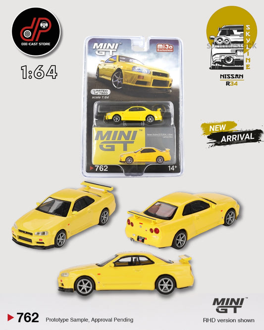 MGT00762 NISSAN SKYLINE GT-R (R34) V-SPEC LIGHTNING YELLOW