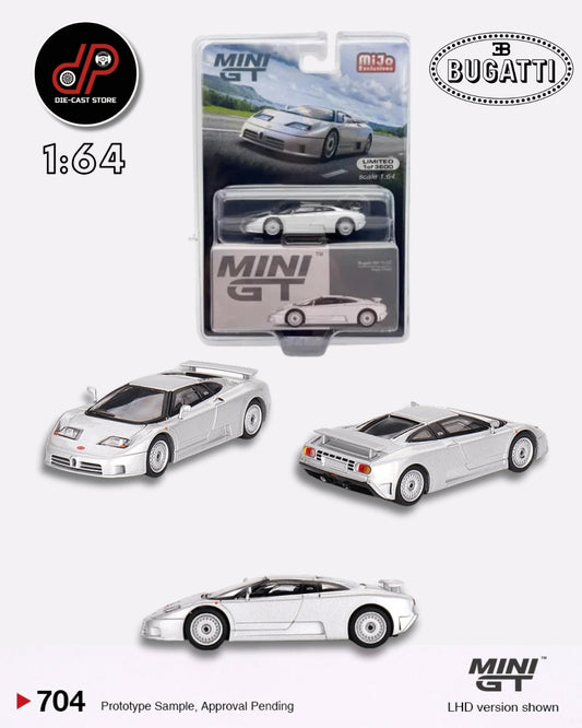 MGT00704 BUGATTI EB110 GT GRIGIO CHIARO SILVER