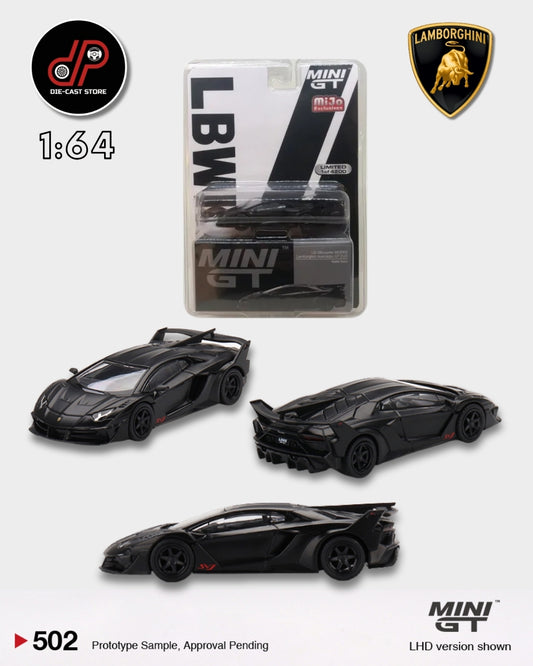 MGT00502 Lamborghini  LB-Silhouette WORKS Aventador GT EVO  Matte Black