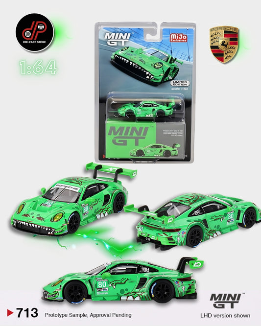 MGT00713 MINI GT Porsche Rexy 911 GT3 R #80 -