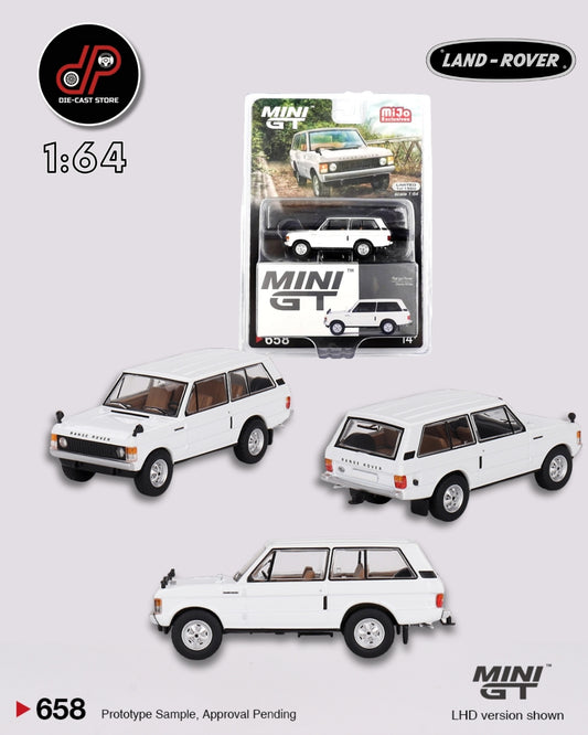 MGT00658 Range Rover Davos White RHD MINI GT