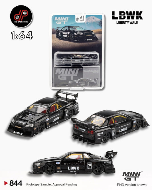 MGT00844 NISSAN LB-ER34 SUPER SILHOUETTE SKYLINE BLACK