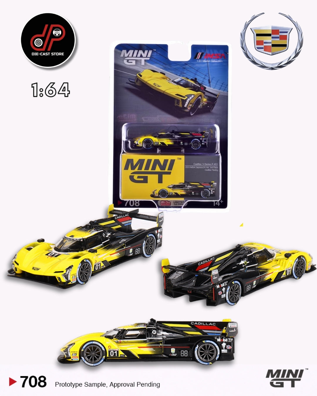 MGT00708 Cadillac V-Series.R #01 Cadillac Racing 2023 IMSA Daytona 24 Hrs 3rd Place
