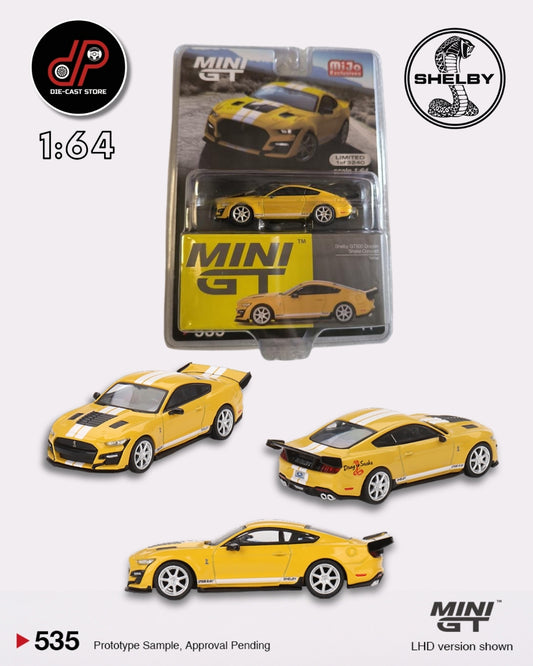 MGT00535 Shelby GT500 Dragon Snake Concept Yellow Model Car MINI GT