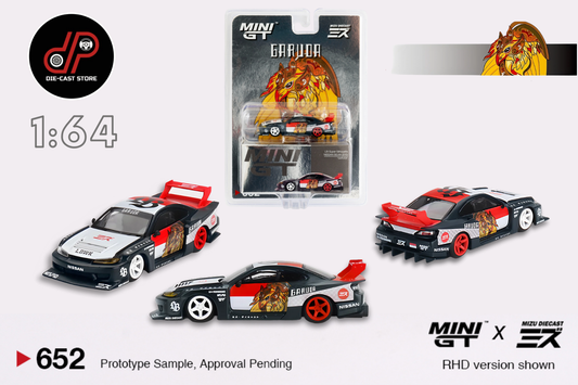 MGT00652 LB-Super Silhouette Nissan SILVIA (S15)“GARUDA” MINI GT x MIZU Diecast