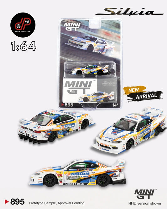 MGT00895 NISSAN LB-SUPER SILHOUETTE S15 SILVIA #555 2023 FORMULA DRIFT JAPAN