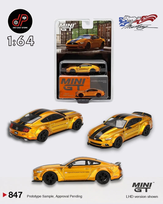 MGT00847 LB-WORKS FORD MUSTANG LB GOLD