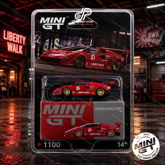*MGT01100 Lamborghini Countach LB-WORKS RED