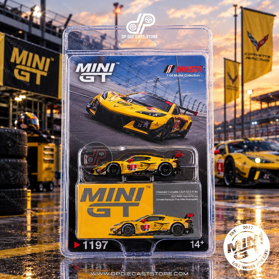 *MGT01197 1:64 2024 MGT #3 Pratt Miller Motorsports Daytona 24Hr Corvette Z06 GT3.R