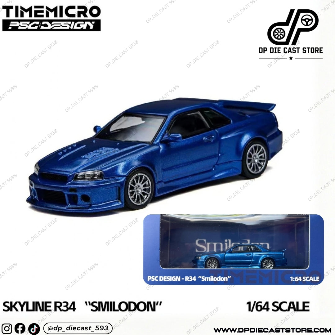 TimeMicro × PSC DESIGN 1:64 R34 "Smilodon" NAVY BLUE