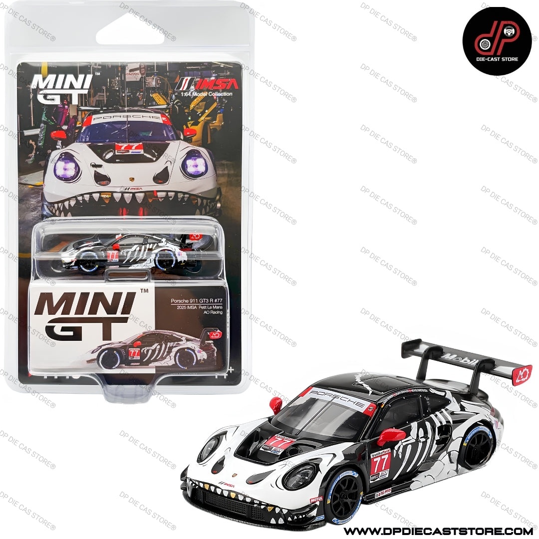 MGT01143 Porsche 911 GT3 R #77 AO Racing 2025 IMSA Petit Le Mans REXY SKELETON
