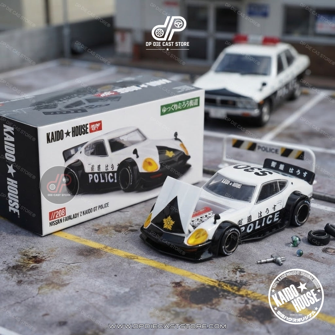 *KHMGT208 Nissan Fairlady Z Kaido GT Police 1:64