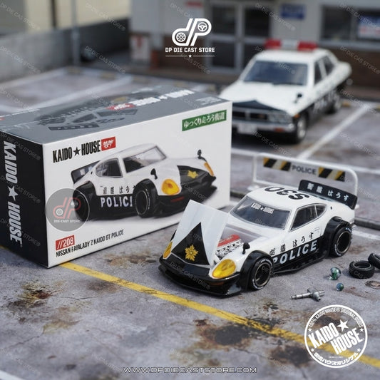 *KHMGT208 Nissan Fairlady Z Kaido GT Police 1:64
