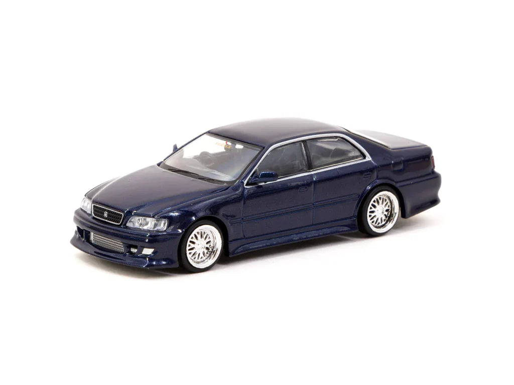 Tarmac Works VERTEX Toyota Chaser JZX100 Blue – DP Die Cast Store Tarmac Works VERTEX Toyota Chaser JZX100 Blue – DP Die Cast Store