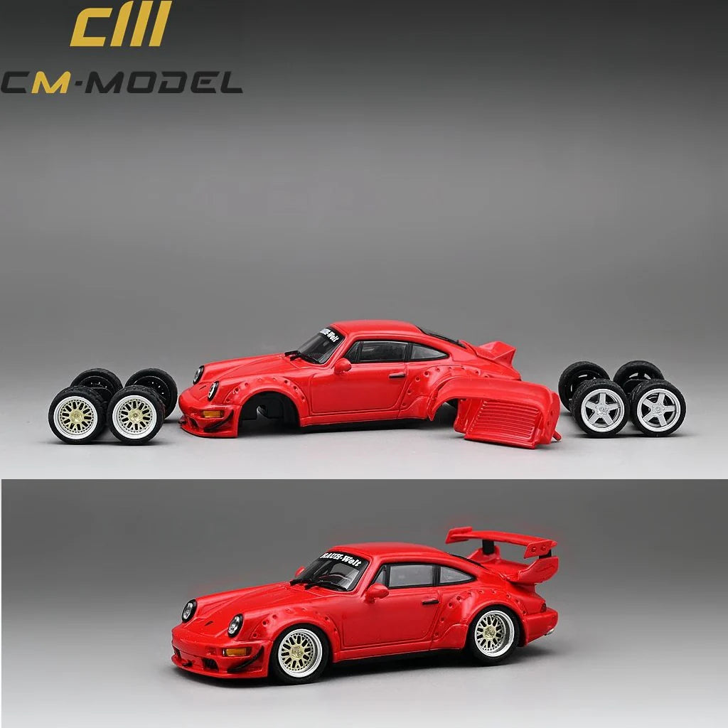 Porsche 964 Widebody Red CM MODEL