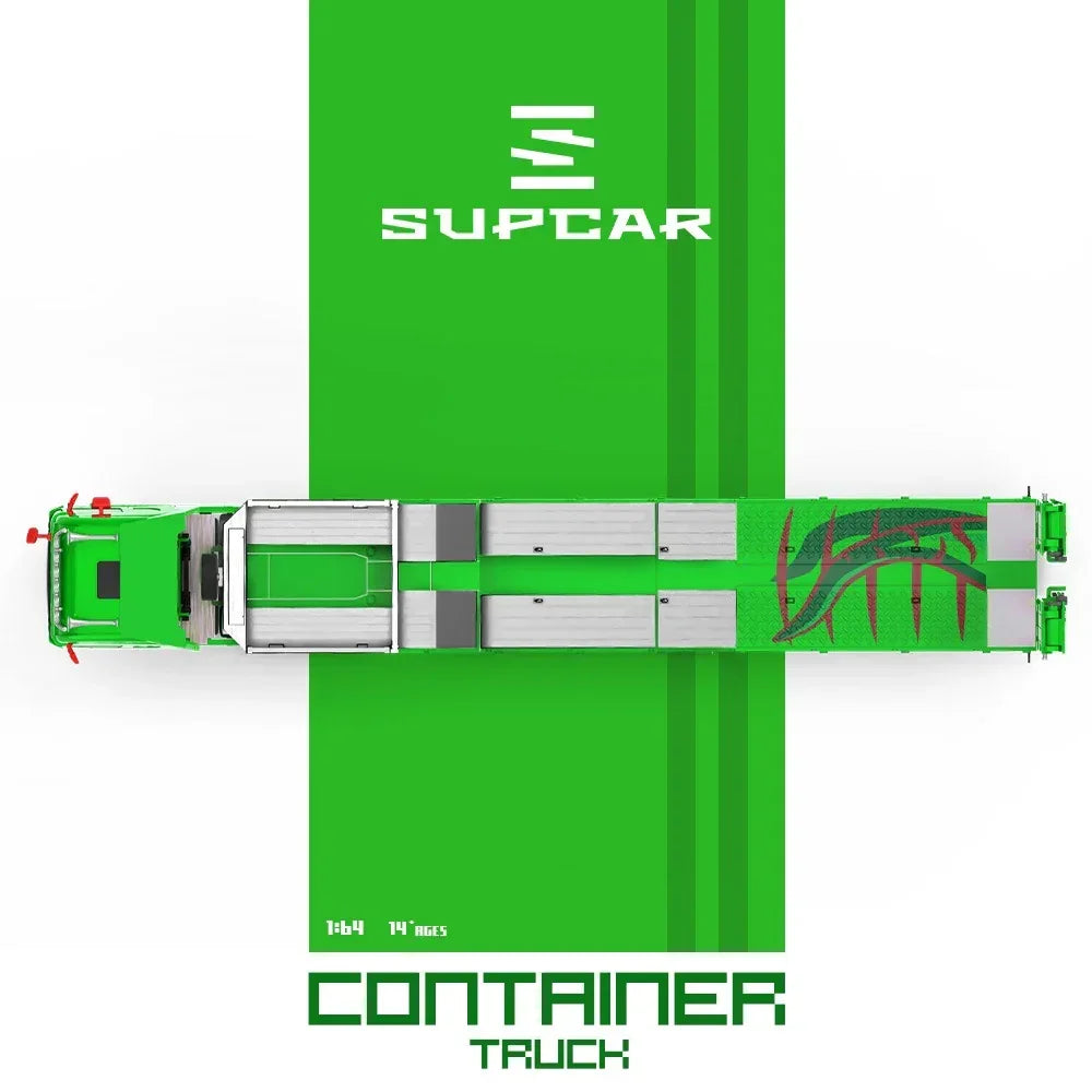*SUPCAR REXY SCANIA FLATBED TRANSPORTER SC647506