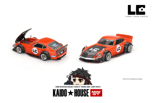 Nissan Fairlady Z Kaido GT 'ORANGE BANG' Larry Chen V1 KAIDO HOUSE MINI GT