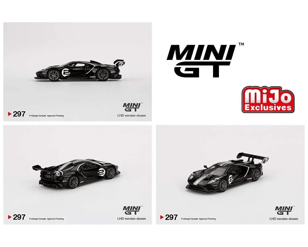 #297 - SHADOW BLACK - FORD GT MK II #2 MINI GT