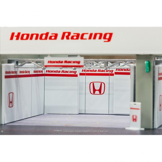 TARMAC WORKS 1/64 PIT GARAGE DIORAMA HONDA RACING